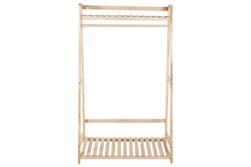 Klädhängare Beliani Baker Light colored wood - Oppbevaring - Klesoppbevaring - Stumtjener - Klesstativ