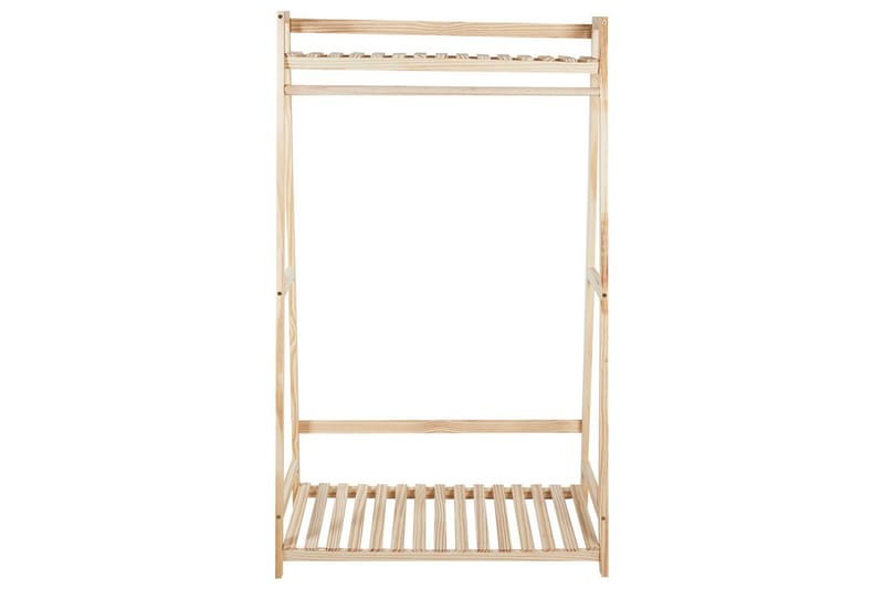 Klädhängare Beliani Baker Light colored wood - Oppbevaring - Klesoppbevaring - Stumtjener - Klesstativ