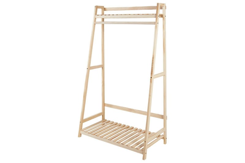Klädhängare Beliani Baker Light colored wood