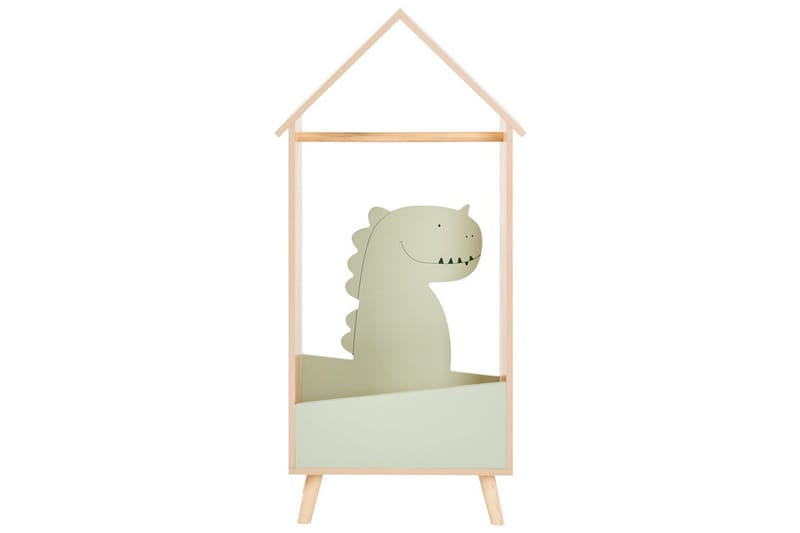 Klädhängare Beliani Durango Light colored wood||Green - Oppbevaring - Klesoppbevaring - Stumtjener - Klesstativ