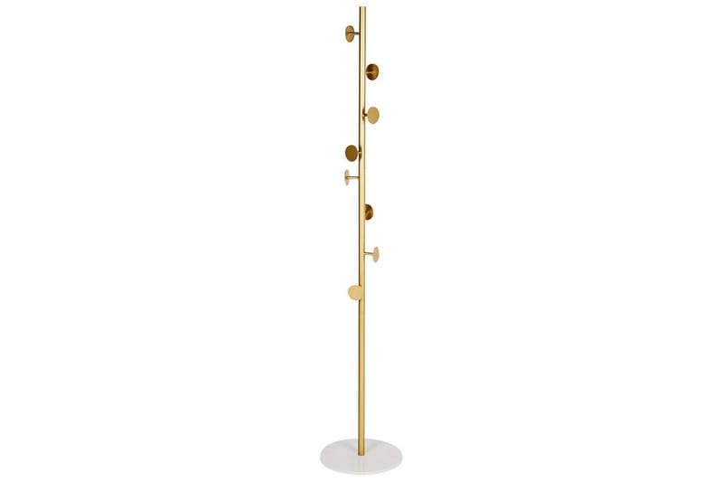 Klädhängare Beliani Notus Guld/vit GOLD||White, undefined