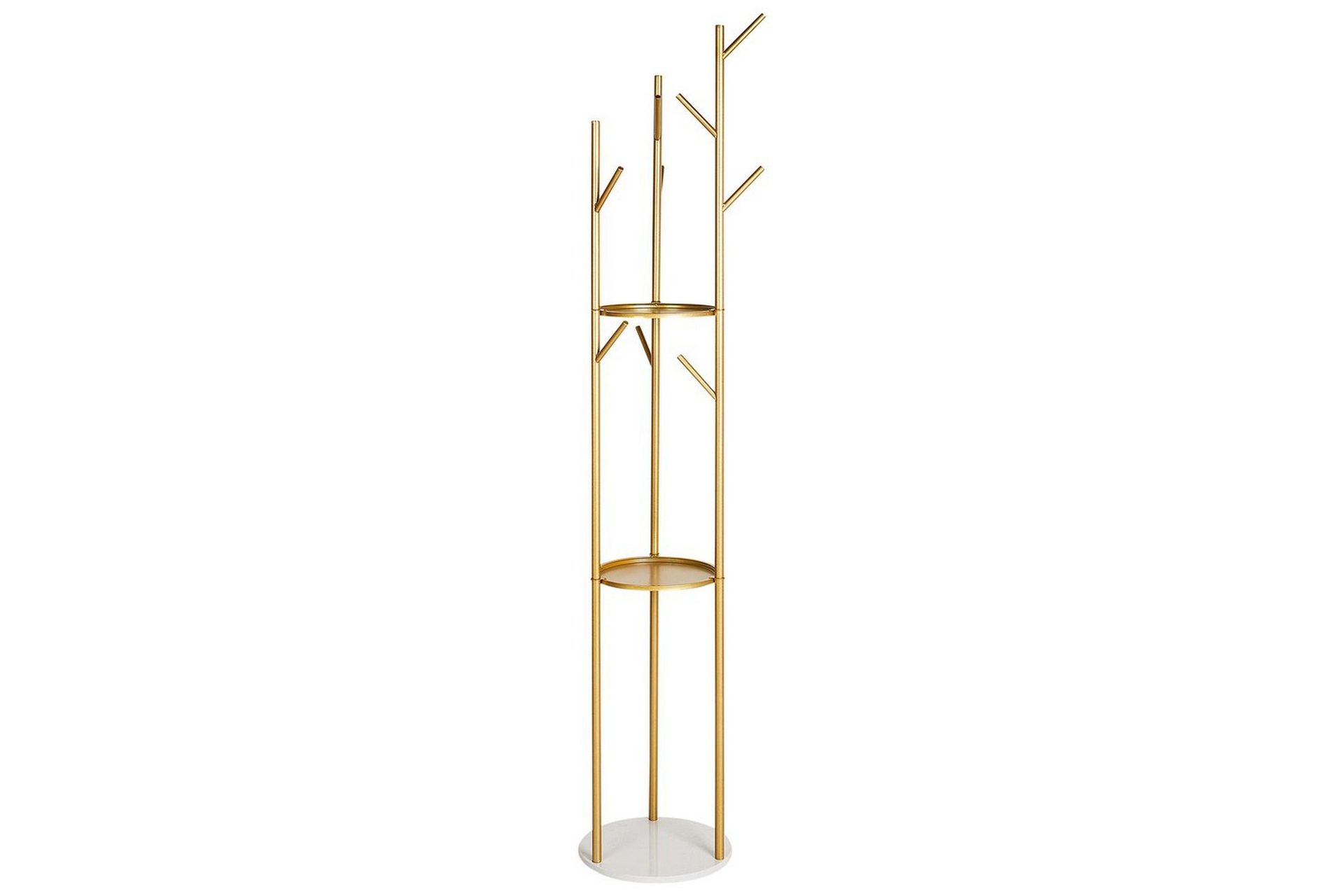 Klädhängare Beliani Raltson GOLD\|\|White -
