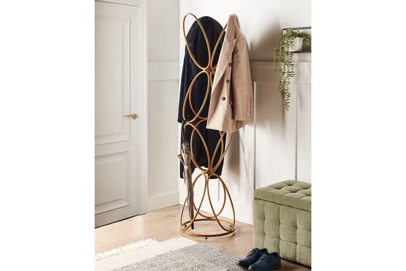Klädhängare Beliani Walters Guld GOLD - Oppbevaring - Klesoppbevaring - Stumtjener - Klesstativ