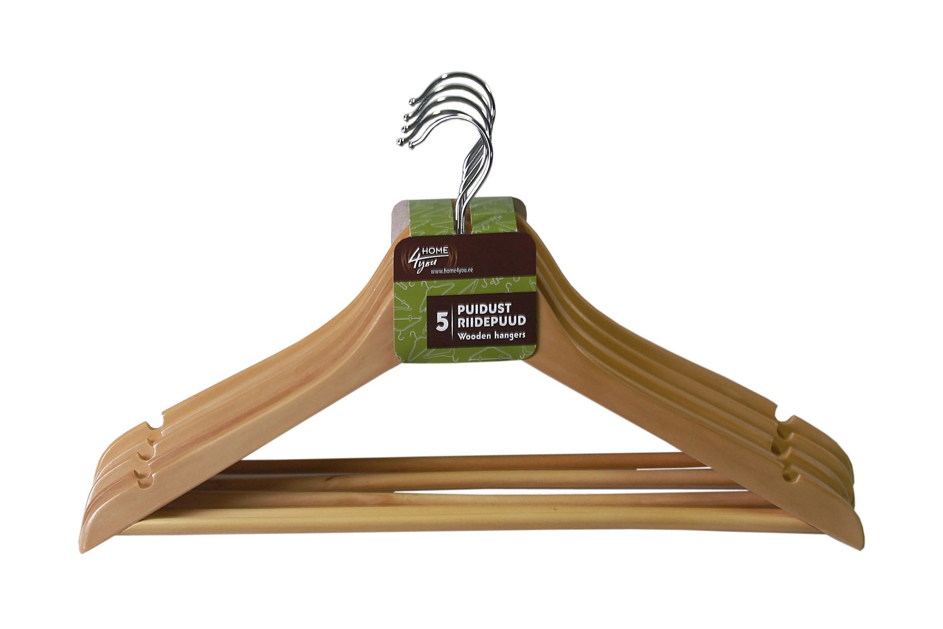 Hengere 5 stk/set - Tre/Natur