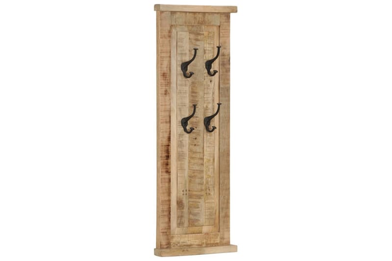 Kleshengere 2 stk heltre mango 38x100 cm - Brun - Oppbevaring - Klesoppbevaring - Stumtjener