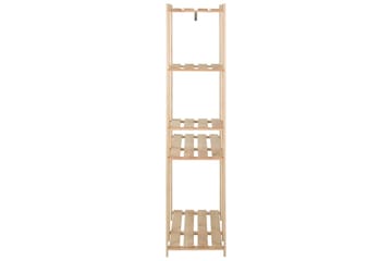 Klesstativ 110x38x170 cm heltre furu - Brun - Oppbevaring - Klesoppbevaring - Stumtjener - Klesstativ