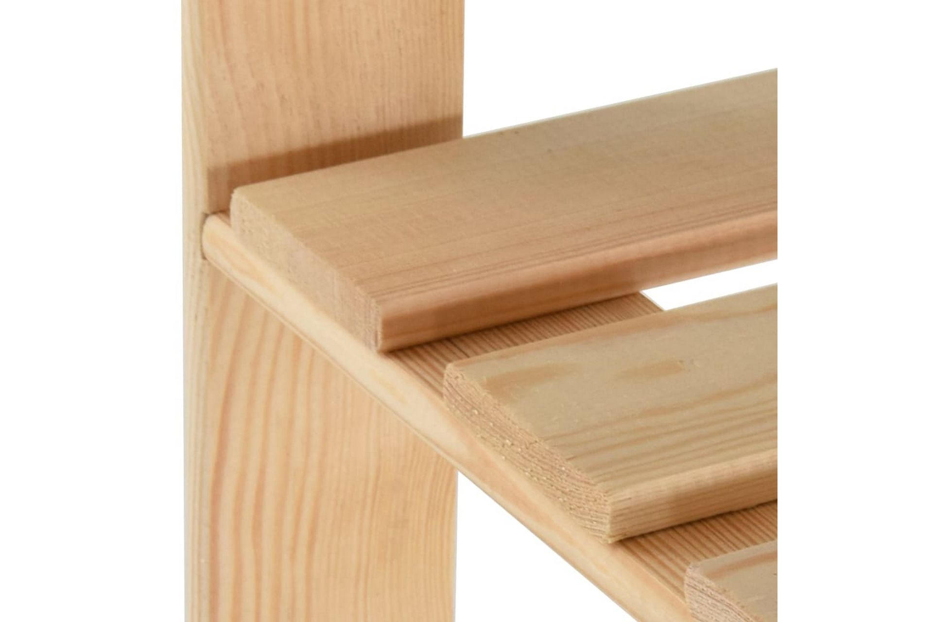 Klesstativ 110x38x170 cm heltre furu - Brun - Oppbevaring - Klesoppbevaring - Stumtjener - Klesstativ