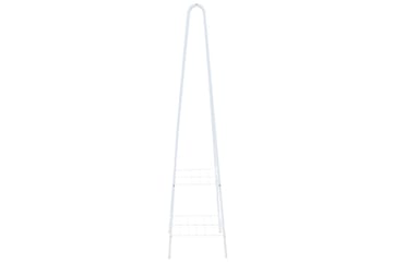 Klesstativ 59x35x150 cm hvit - Oppbevaring - Klesoppbevaring - Stumtjener - Henge knagg