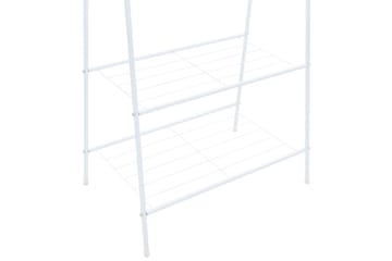 Klesstativ 59x35x150 cm hvit - Oppbevaring - Klesoppbevaring - Stumtjener - Henge knagg