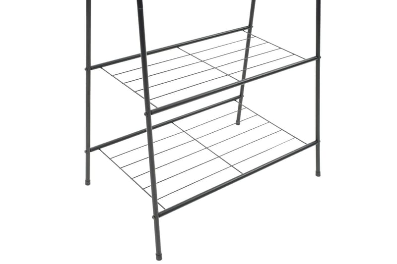 Klesstativ 59x35x150 cm svart - Oppbevaring - Klesoppbevaring - Stumtjener - Henge knagg