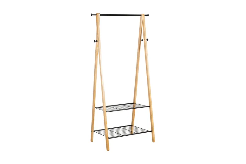 Klesstativ FOREST 2 hyller/kroker 79x45x155, undefined