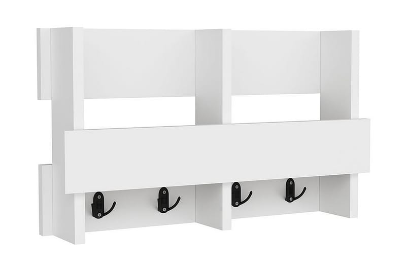 Denzin Kleskrok 16x60 cm - Hvit - Oppbevaring - Klesoppbevaring - Stumtjener - Knagger