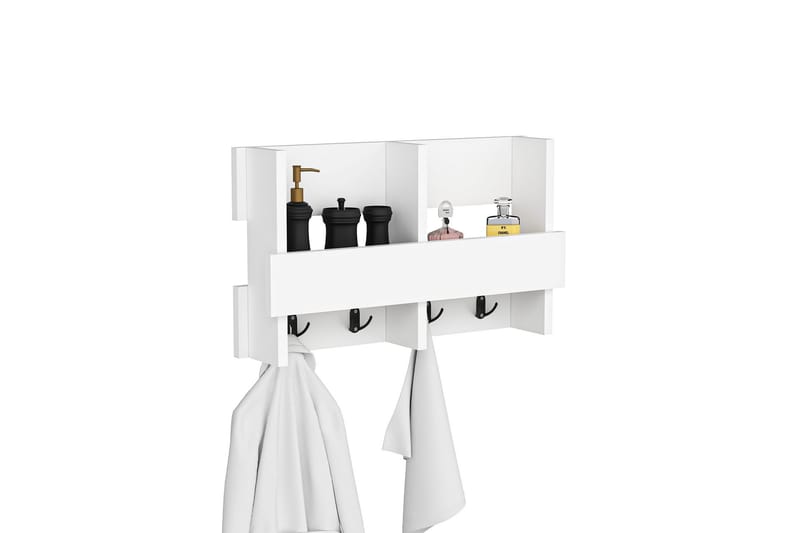 Denzin Kleskrok 16x60 cm - Hvit - Oppbevaring - Klesoppbevaring - Stumtjener - Knagger