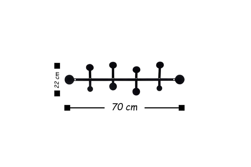 Veggdekorasjon Knagger - Oppbevaring - Klesoppbevaring - Stumtjener - Knagger