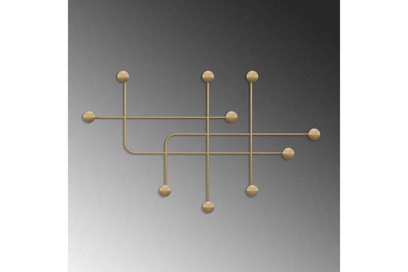 Metall Vegghook Australia Gull - Gull - Oppbevaring - Klesoppbevaring - Stumtjener