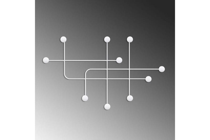 Metall Vegghook Australia Hvit - Hvit - Oppbevaring - Klesoppbevaring - Stumtjener