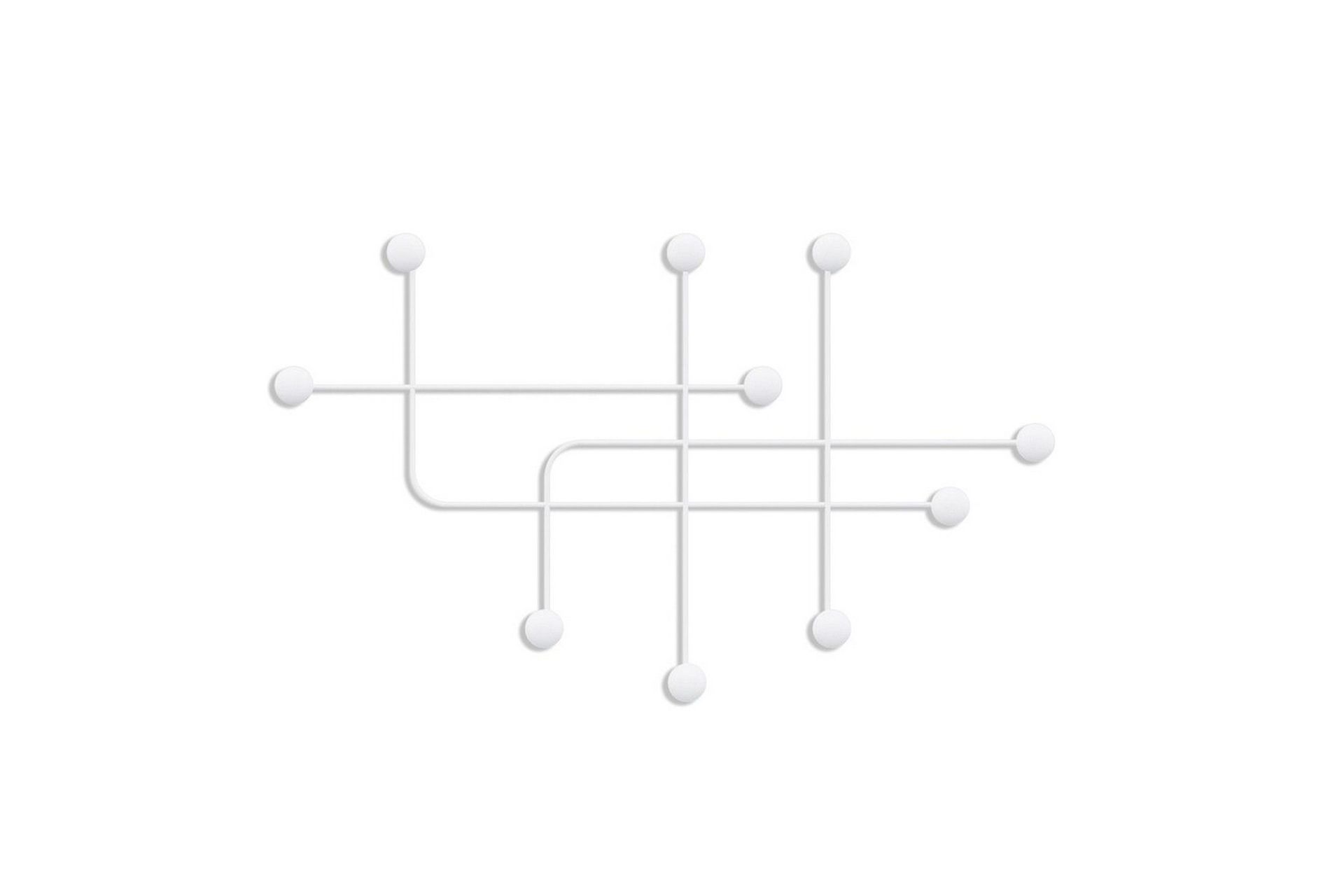 Metall Vegghook Australia Hvit - Hvit