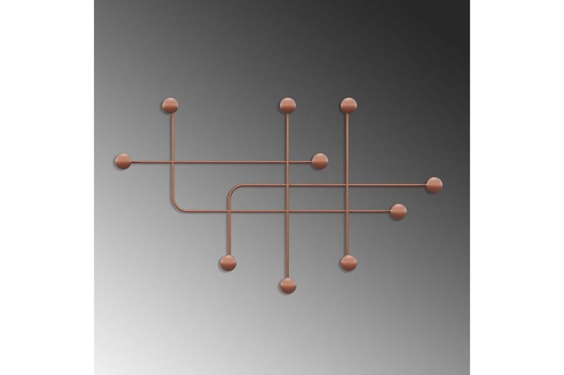 Metall Vegghook Australia Kobber - Kobber - Oppbevaring - Klesoppbevaring - Stumtjener