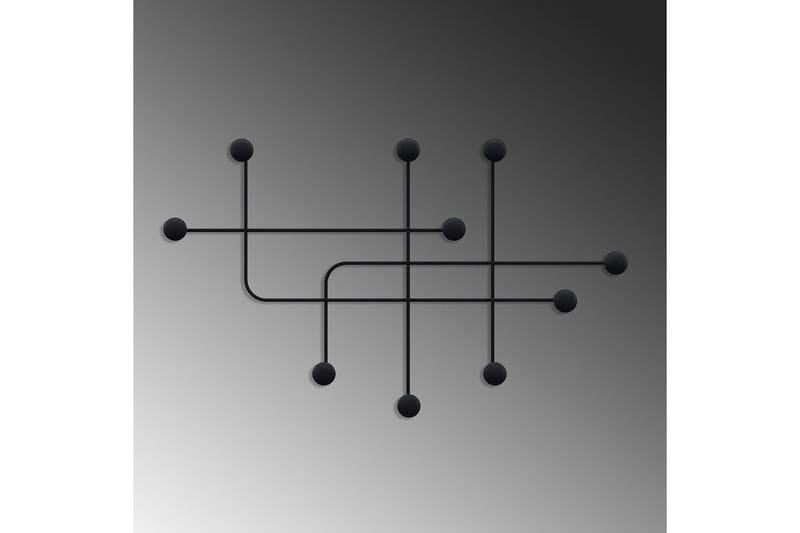 Metall Vegghook Australia Svart - Svart - Oppbevaring - Klesoppbevaring - Stumtjener