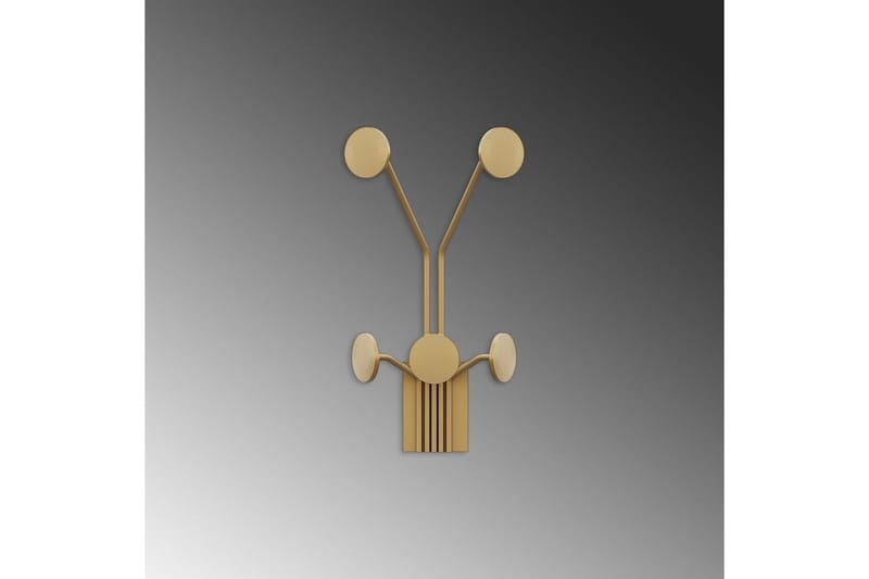 Metall Vegghook Clarra Gull - Gull - Oppbevaring - Klesoppbevaring - Stumtjener