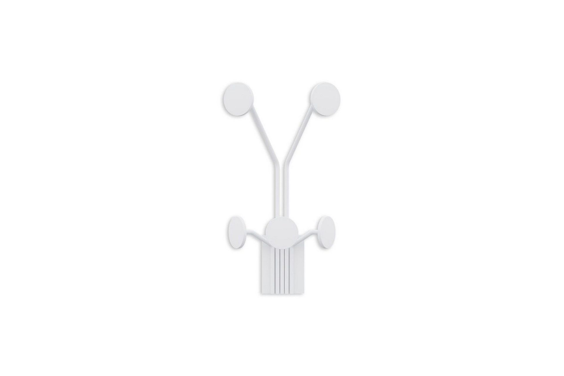Metall Vegghook Clarra Hvit - Hvit