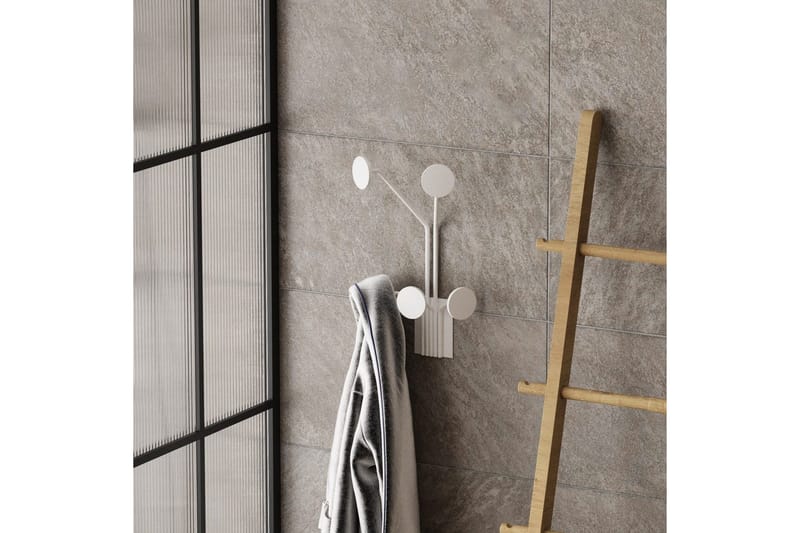 Metall Vegghook Clarra Hvit - Hvit - Oppbevaring - Klesoppbevaring - Stumtjener