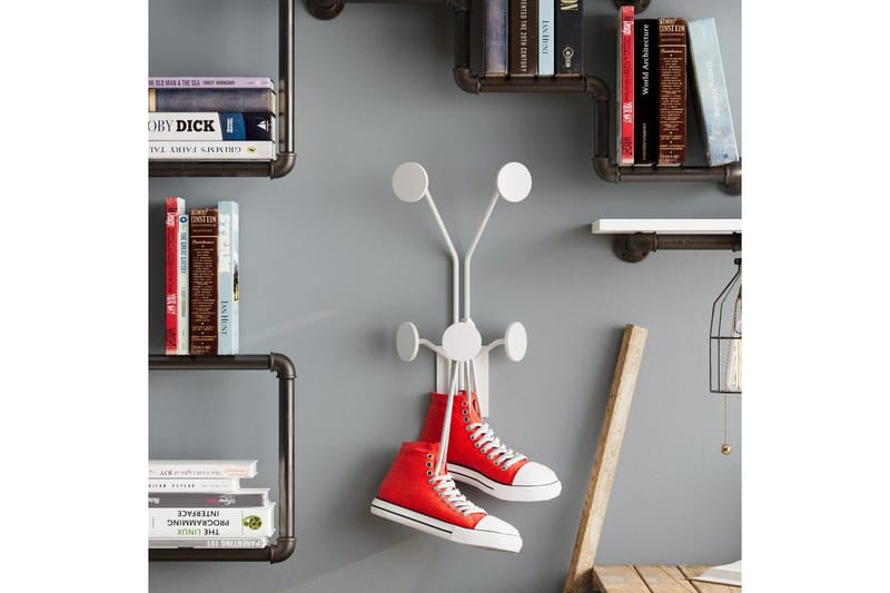 Metall Vegghook Clarra Hvit - Hvit - Oppbevaring - Klesoppbevaring - Stumtjener