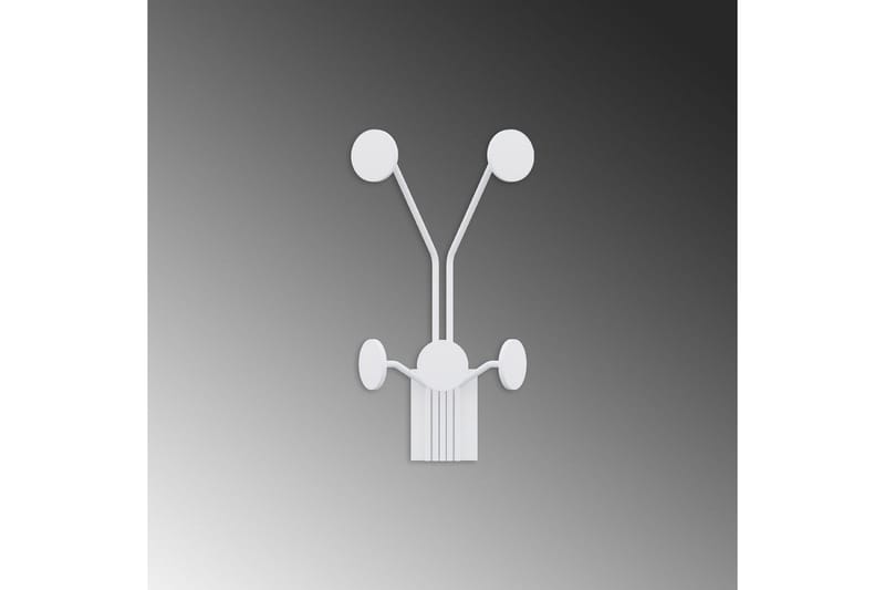 Metall Vegghook Clarra Hvit - Hvit - Oppbevaring - Klesoppbevaring - Stumtjener