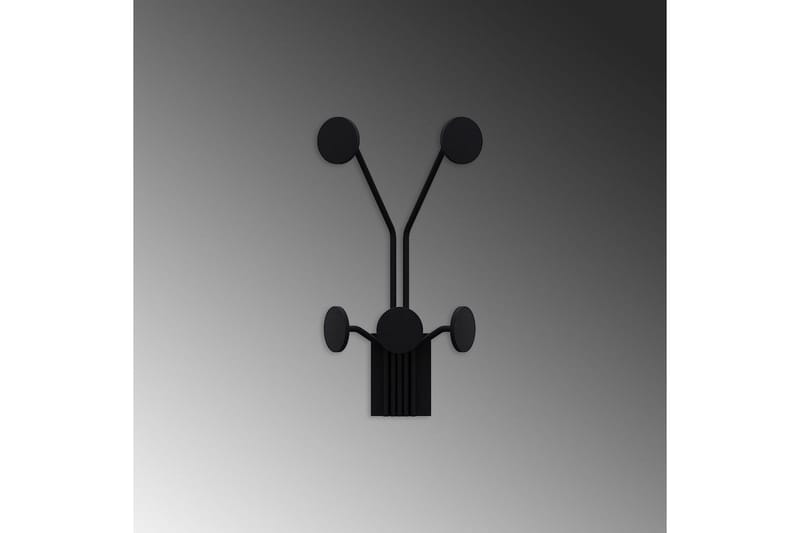 Metall Vegghook Clarra Svart - Svart - Oppbevaring - Klesoppbevaring - Stumtjener