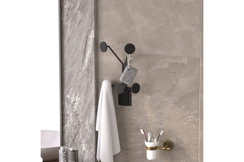 Metall Vegghook Clarra Svart - Svart - Oppbevaring - Klesoppbevaring - Stumtjener