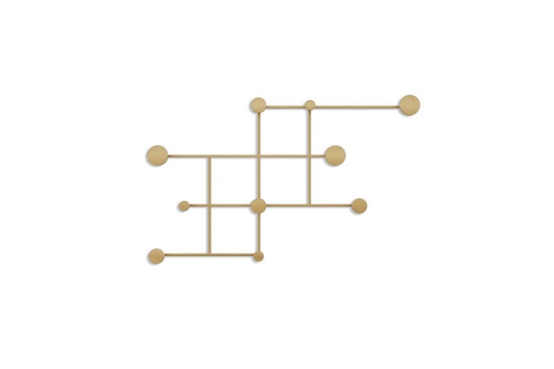 Metall Vegghook Colna Gull - Gull - Oppbevaring - Klesoppbevaring - Stumtjener