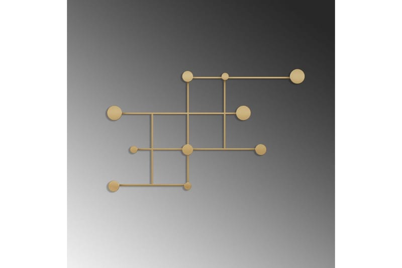 Metall Vegghook Colna Gull - Gull - Oppbevaring - Klesoppbevaring - Stumtjener