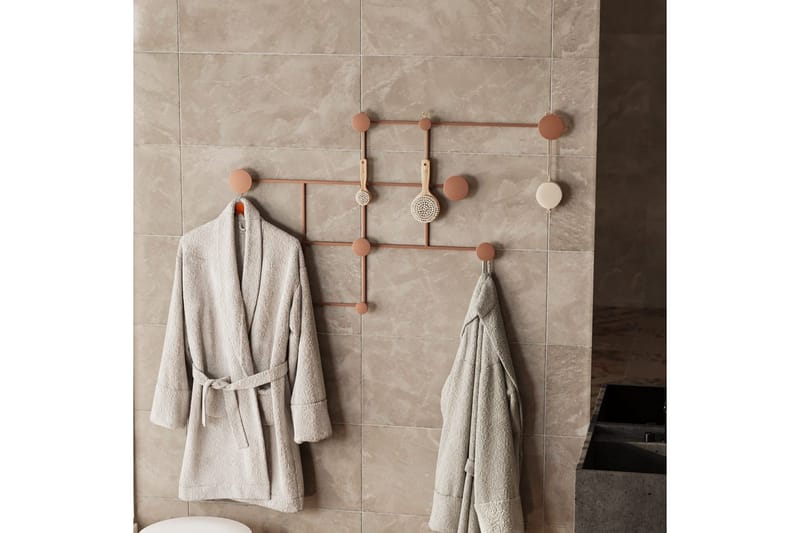 Metall Vegghook Colna Kobber - Kobber - Oppbevaring - Klesoppbevaring - Stumtjener