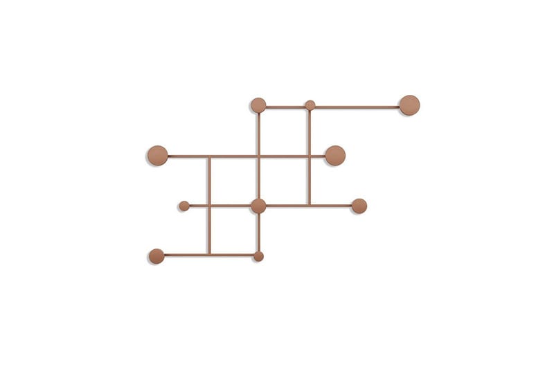 Metall Vegghook Colna Kobber - Kobber - Oppbevaring - Klesoppbevaring - Stumtjener