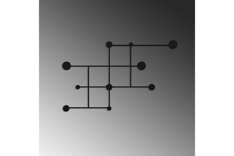 Metall Vegghook Colna Svart - Svart - Oppbevaring - Klesoppbevaring - Stumtjener