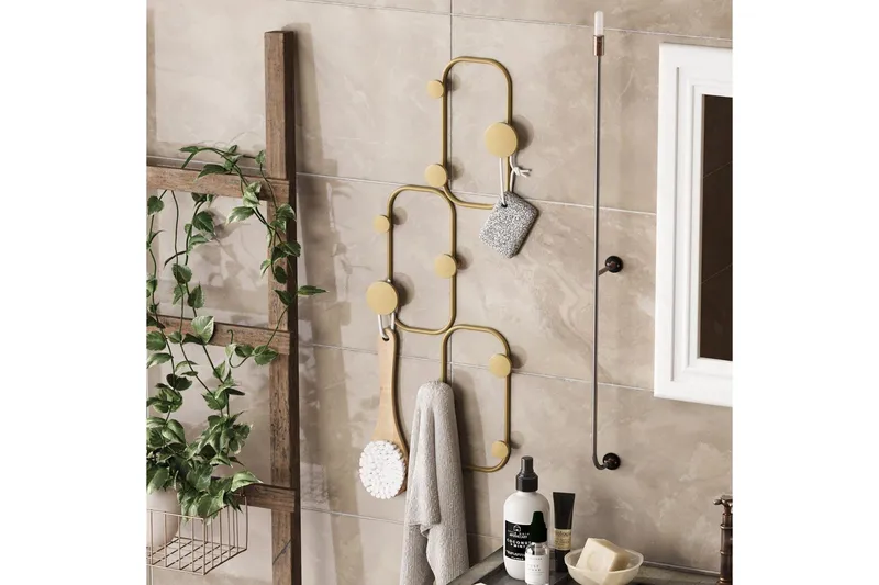 Metall Vegghook Dravos Gull - Gull - Oppbevaring - Klesoppbevaring - Stumtjener