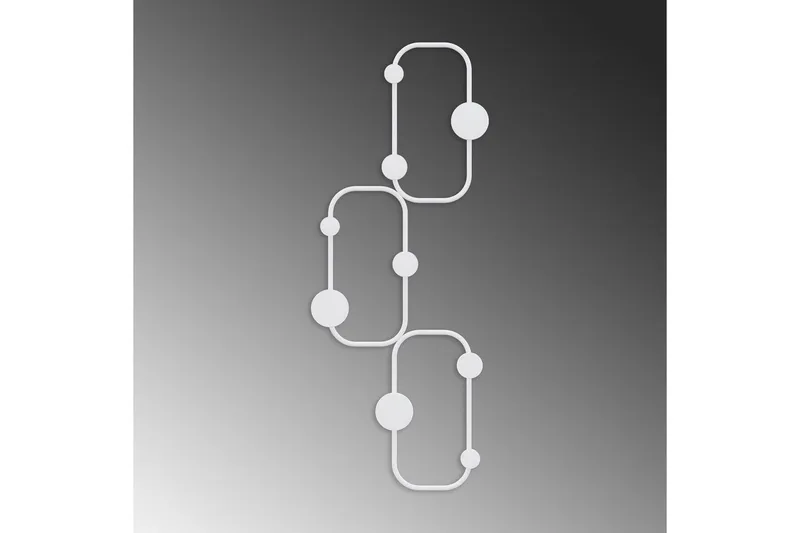 Metall Vegghook Dravos Hvit - Hvit - Oppbevaring - Klesoppbevaring - Stumtjener