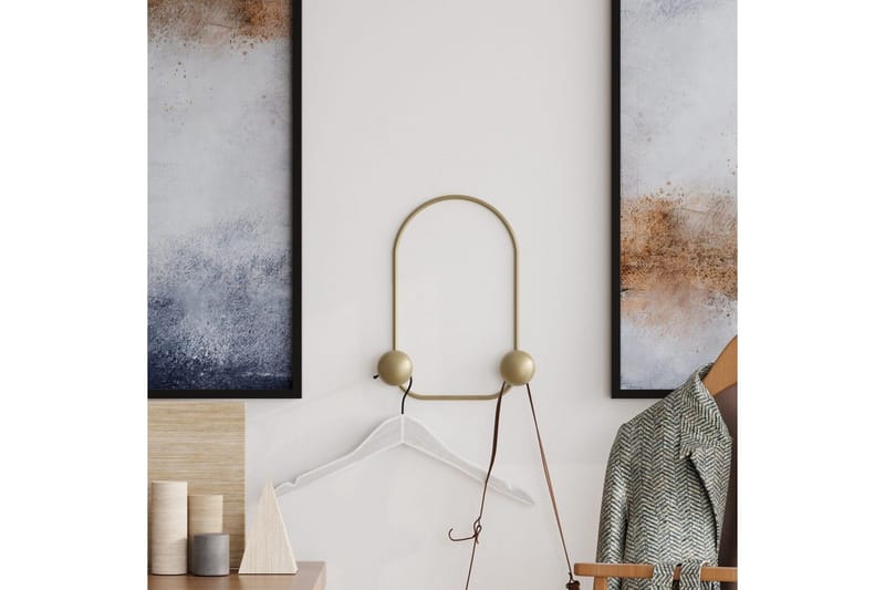 Metall Vegghook Frosk Gull - Gull - Oppbevaring - Klesoppbevaring - Stumtjener