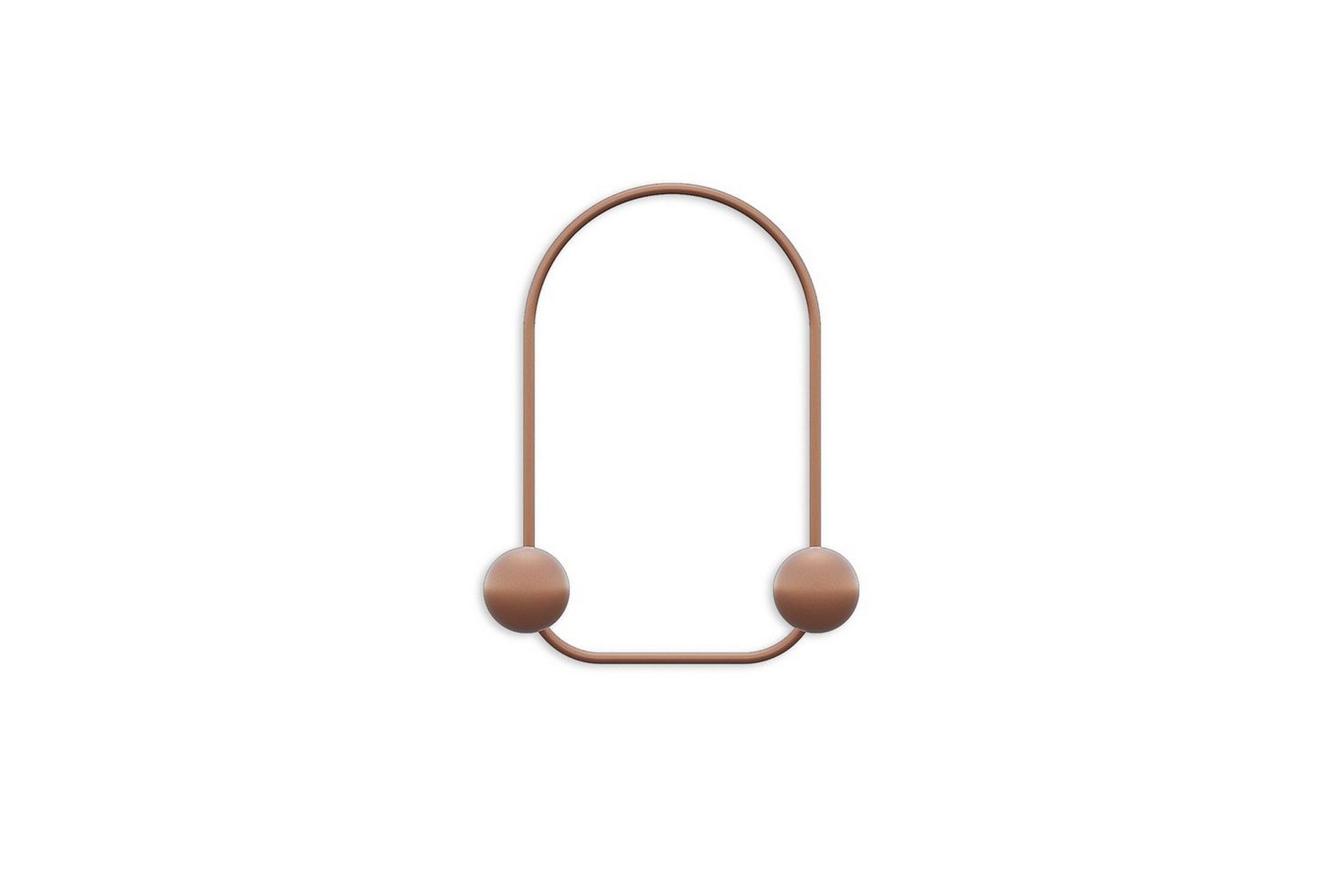 Metall Vegghook Frosk Kobber - Kobber