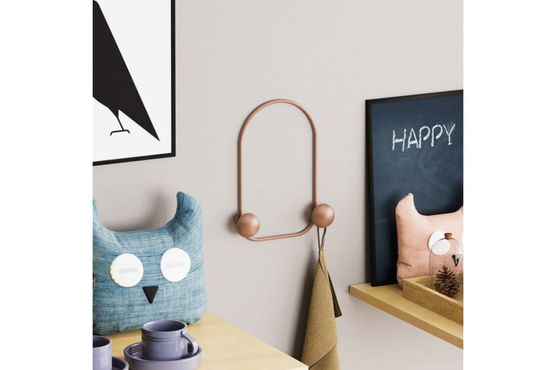 Metall Vegghook Frosk Kobber - Kobber - Oppbevaring - Klesoppbevaring - Stumtjener