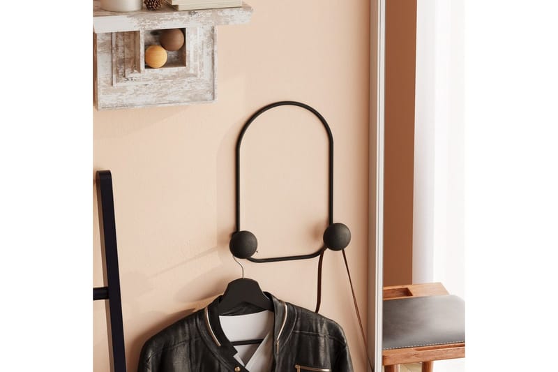 Metall Vegghook Frosk Svart - Svart - Oppbevaring - Klesoppbevaring - Stumtjener