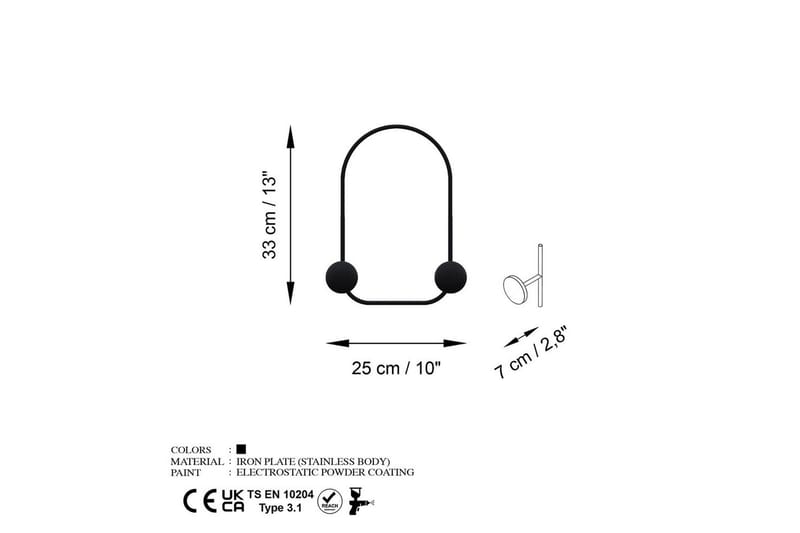 Metall Vegghook Frosk Svart - Svart - Oppbevaring - Klesoppbevaring - Stumtjener