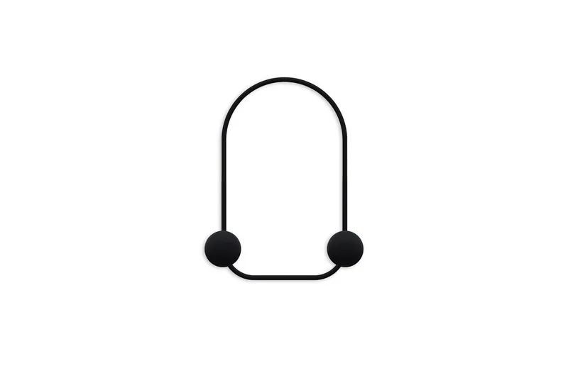 Metall Vegghook Frosk Svart - Svart - Oppbevaring - Klesoppbevaring - Stumtjener