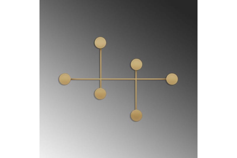 Metall Vegghook Inermis Gull - Gull - Oppbevaring - Klesoppbevaring - Stumtjener