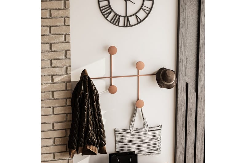 Metall Vegghook Inermis Kobber - Kobber - Oppbevaring - Klesoppbevaring - Stumtjener