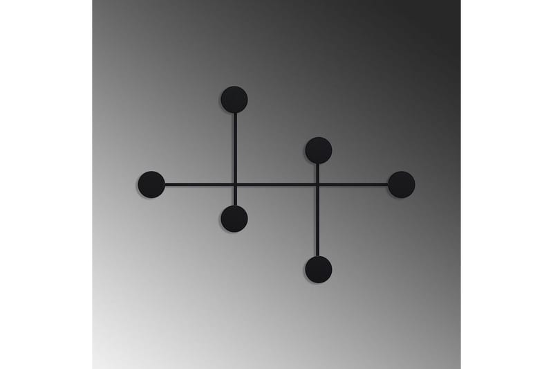 Metall Vegghook Inermis Svart - Svart - Oppbevaring - Klesoppbevaring - Stumtjener