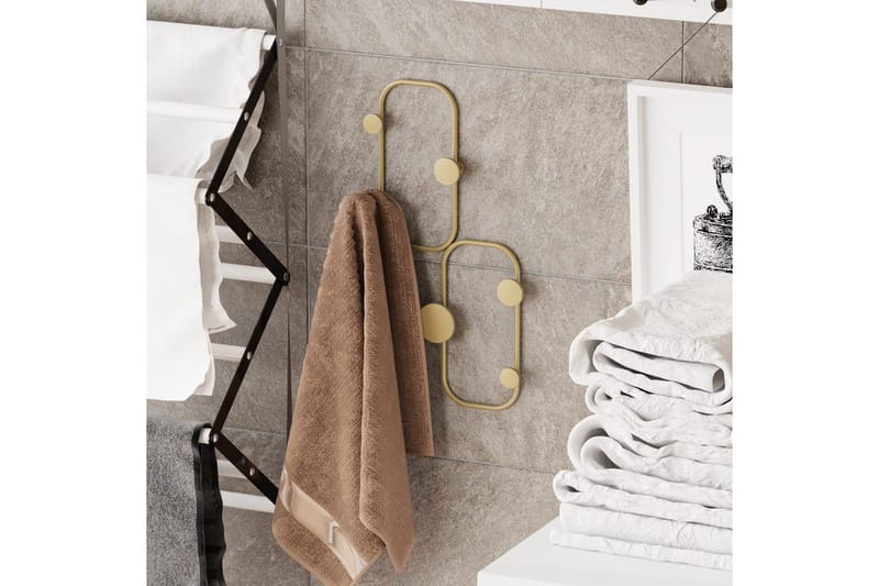 Metall Vegghook Marihøne Gull - Gull - Oppbevaring - Klesoppbevaring - Stumtjener