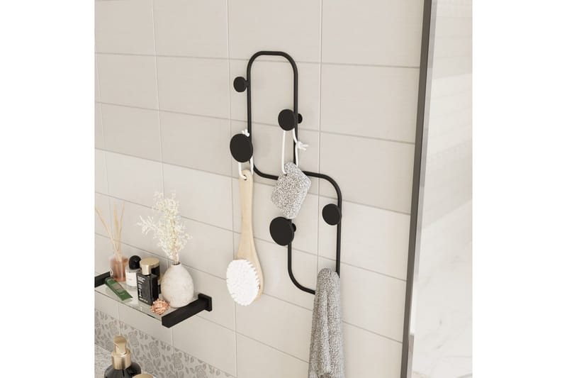 Metall Vegghook Marihøne Svart - Svart - Oppbevaring - Klesoppbevaring - Stumtjener