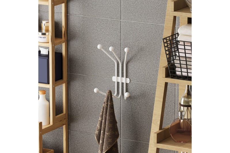 Metall Vegghook Maur Hvit - Hvit - Oppbevaring - Klesoppbevaring - Stumtjener