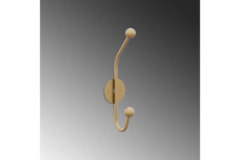 Metall Vegghook Neshorn Gull - Gull - Oppbevaring - Klesoppbevaring - Stumtjener